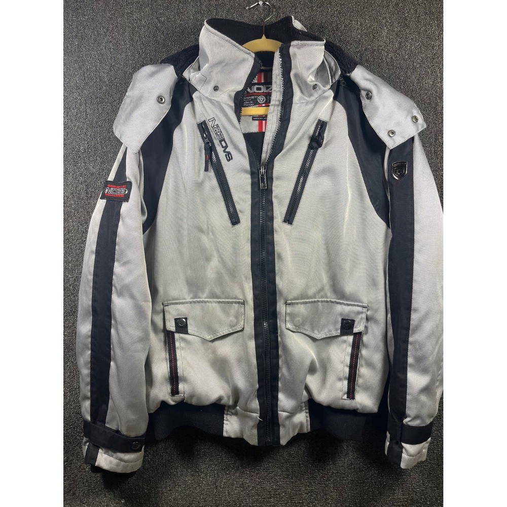 Noize Weather Gear Sub-Zero Series Silver Black Winter Jacket Mens XL Parka